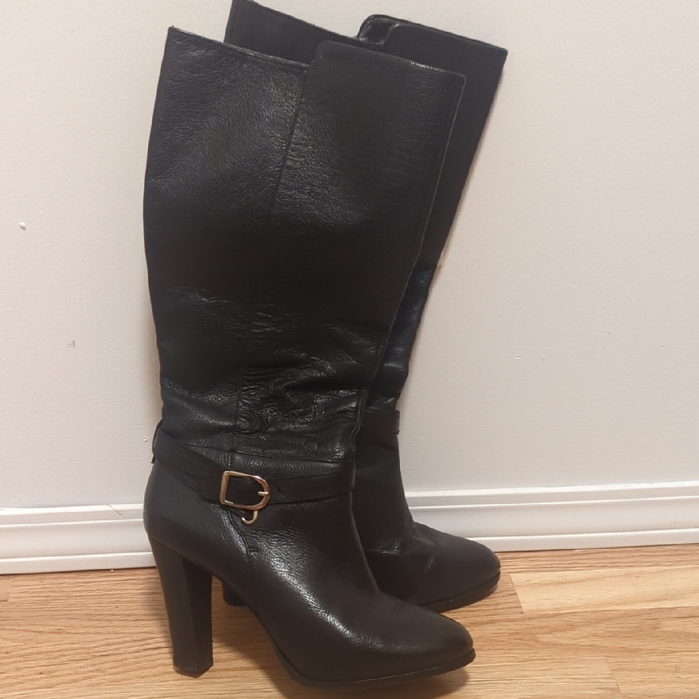 Banana Republic Black Heeled Boots